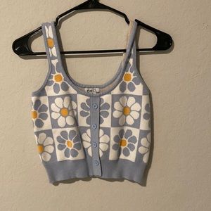 Flower tank top